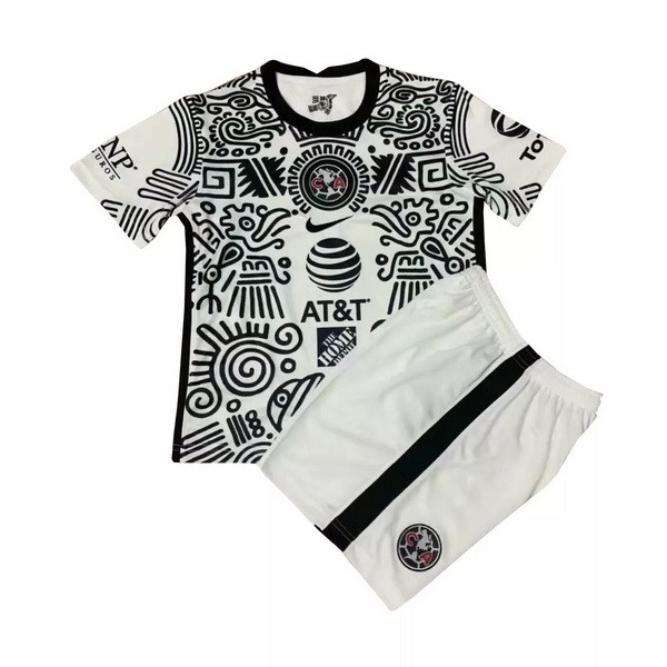 Camiseta Club América Tercera Equipación Niño 2020-2021 Blanco